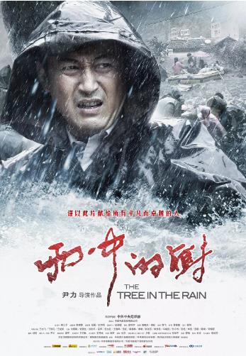 雨中的树