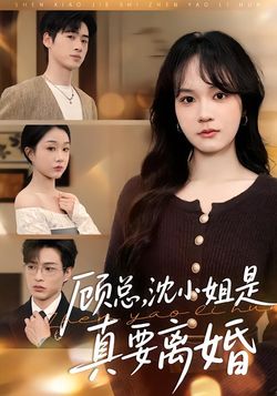 顧總，沈小姐是真的要離婚