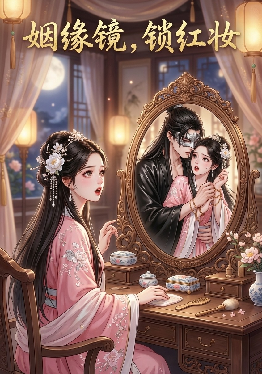姻緣鏡，鎖紅妝封面圖