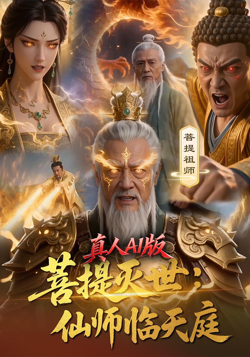 菩提滅世：仙師臨天庭真人AI版封面圖