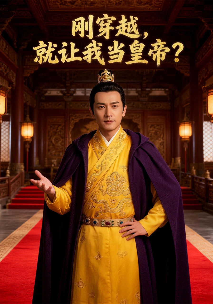 剛穿越，就讓我當皇帝？封面圖