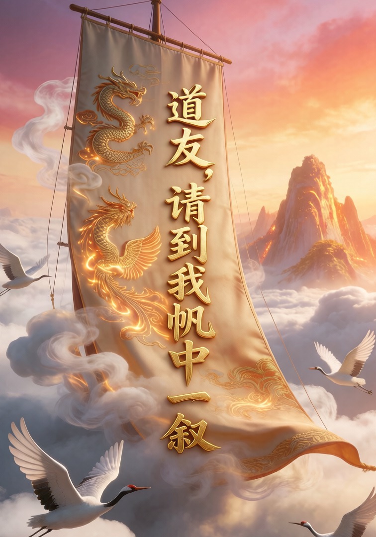 道友，請到我帆中一敘封面圖