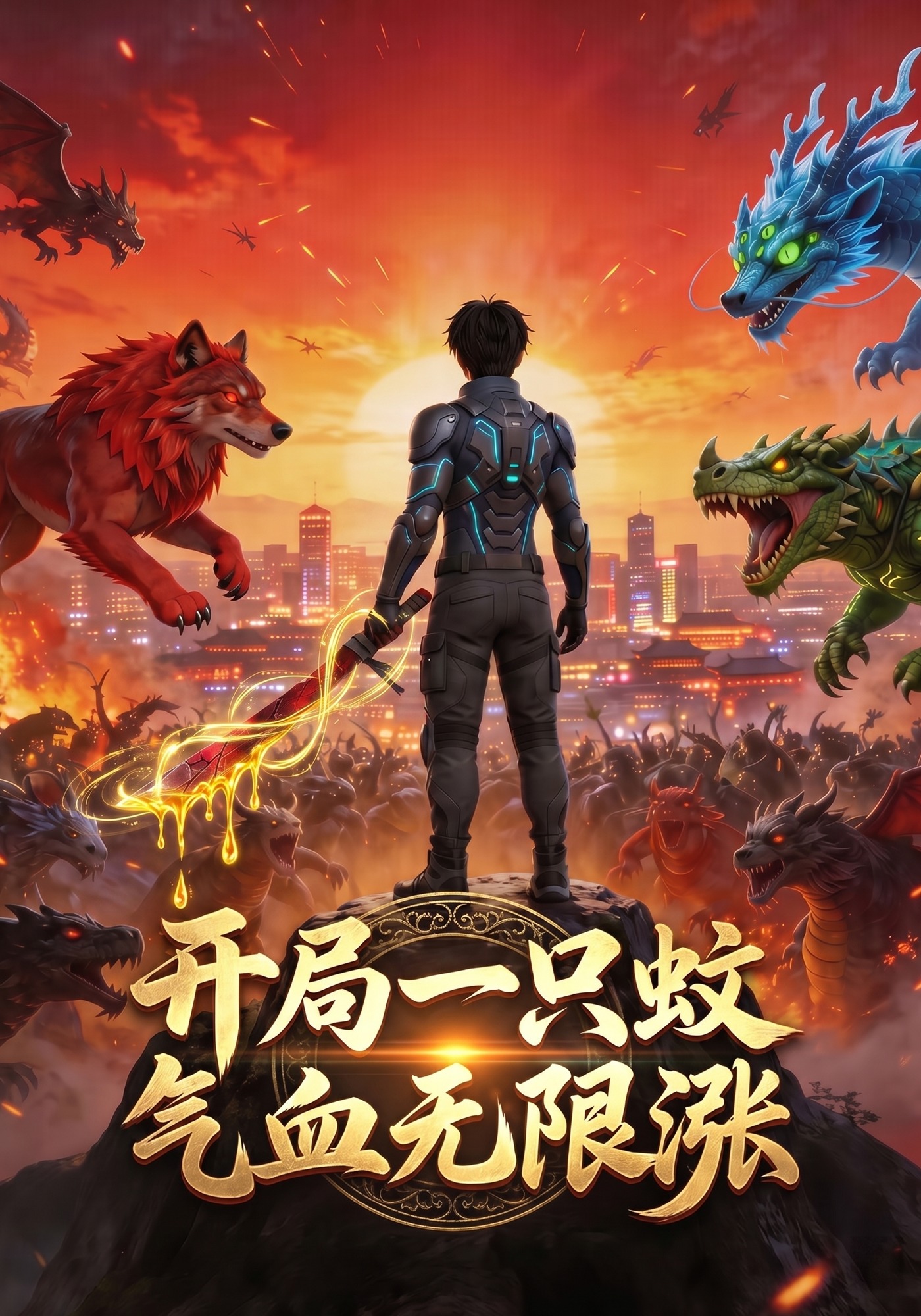 開局一隻蚊，氣血無限漲封面圖